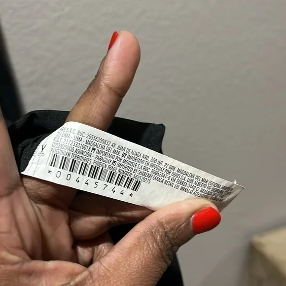 Forever 21 Tiered Puff-Sleeve Midi Dress Black Size Small Cottage Core Boho‎ - Picture 12 of 13